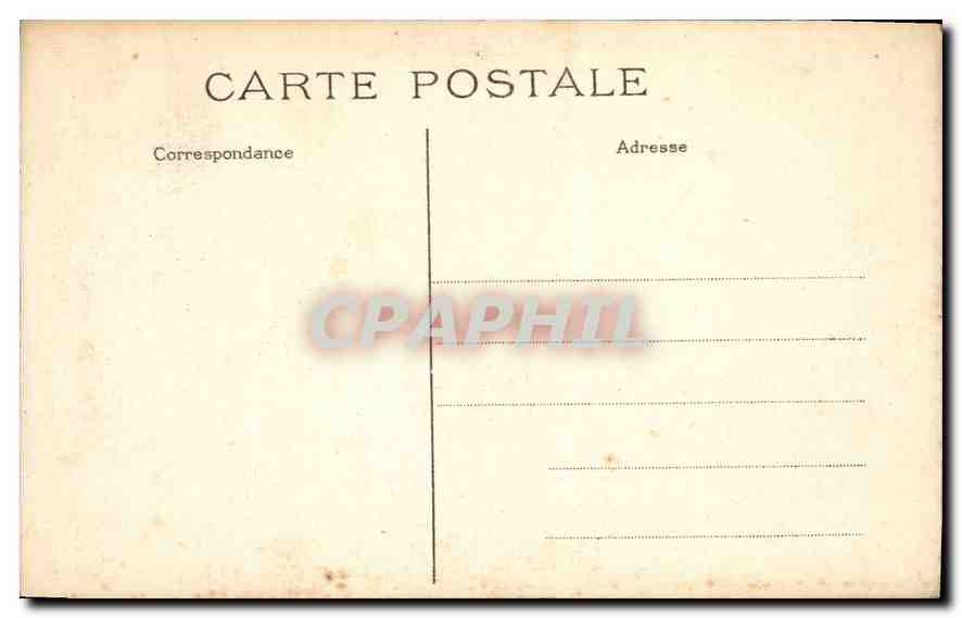 CPA Paris Hotel de Ville  — Rückseite
