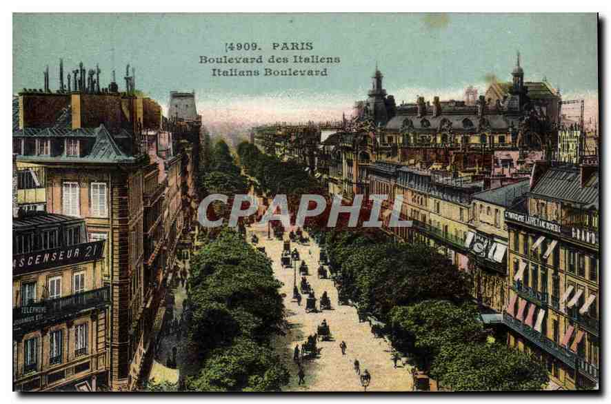 CPA Paris Boulevard des Italiens 