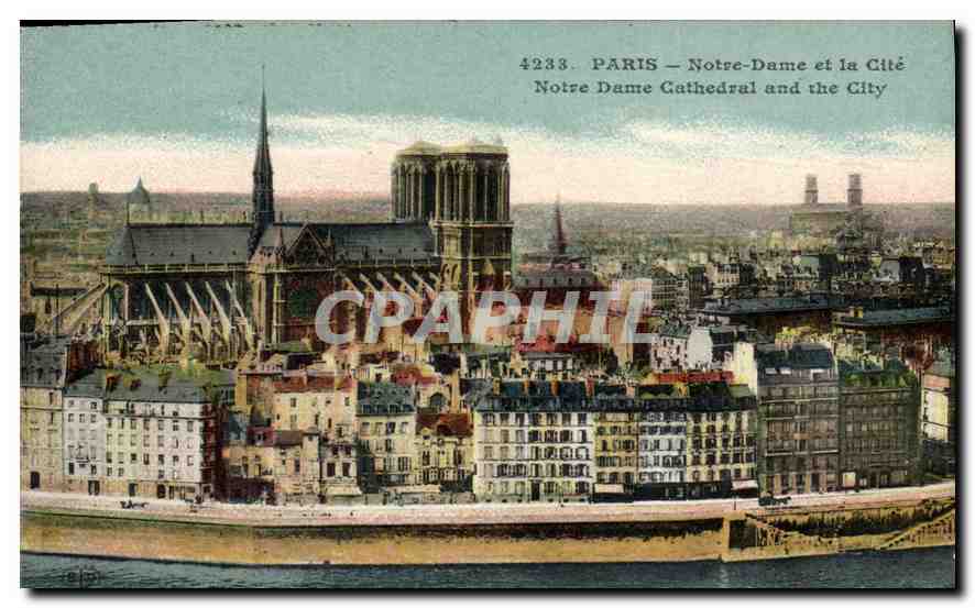 CPA Paris Notre Dame et la Cite 