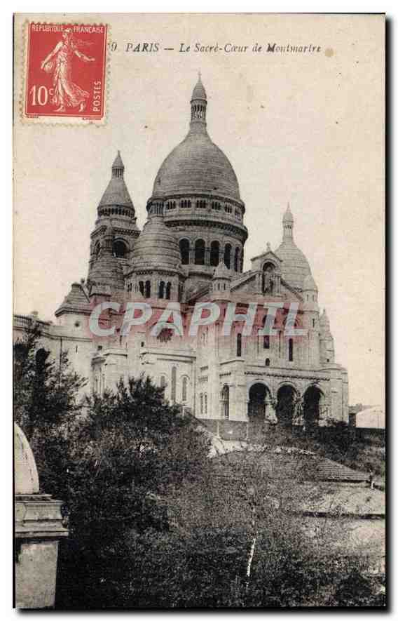 CPA Paris Le Sacre Coeur de Montmartre 