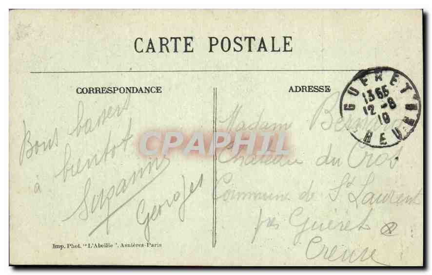 CPA Paris Le Sacre Coeur de Montmartre  — Rückseite
