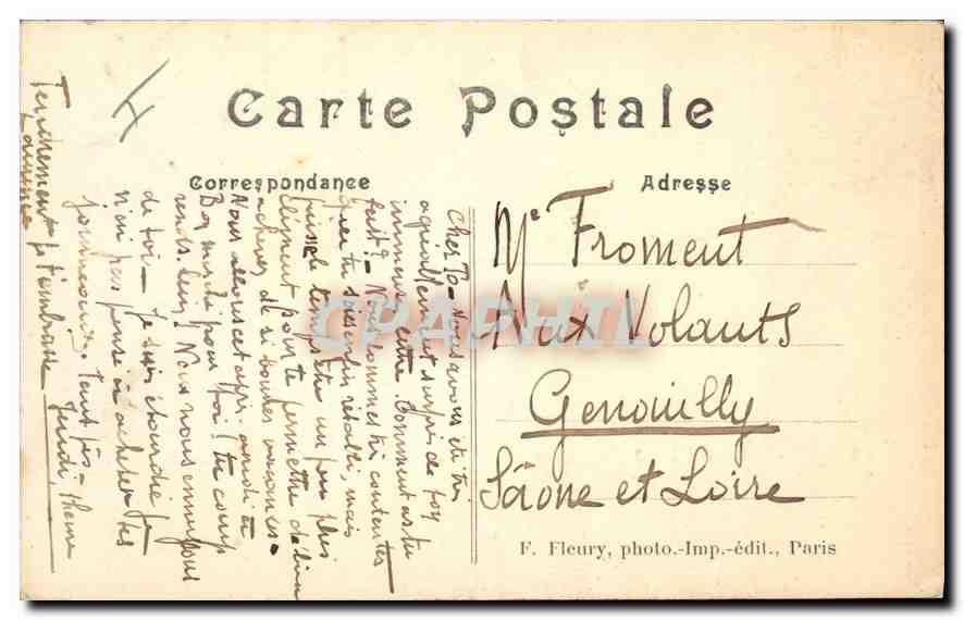 CPA Paris Montmartre La Basilique du Sacre Coeur terminee  — Verso