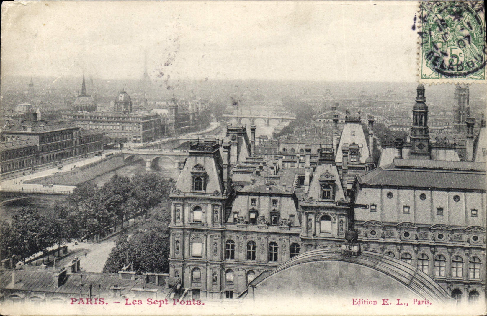 CPA Paris Les Septs Ponts 