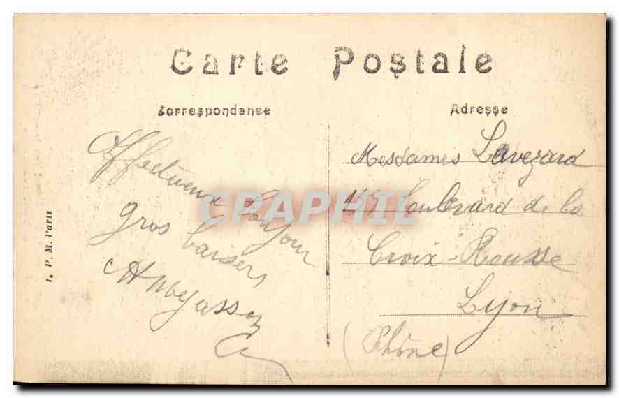 CPA Paris Hotel des Invalides Chapelle et Tombeau de Napoleon  — Rückseite
