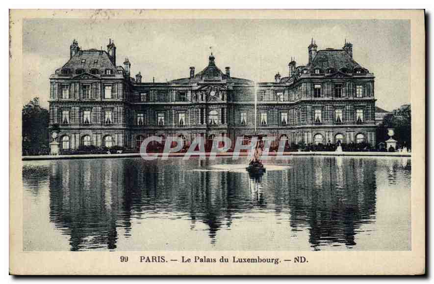 CPA Paris Le Palais du Luxembourg 