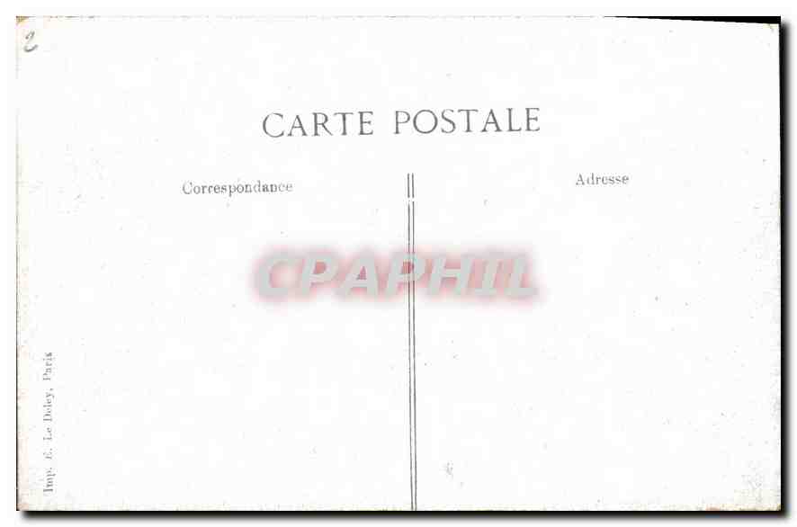CPA Paris Theatre Francais  — Rückseite