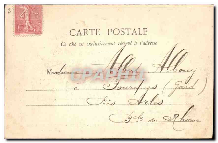 CPA Paris Buttes Chaumont La Montee au Belvedere  — Verso