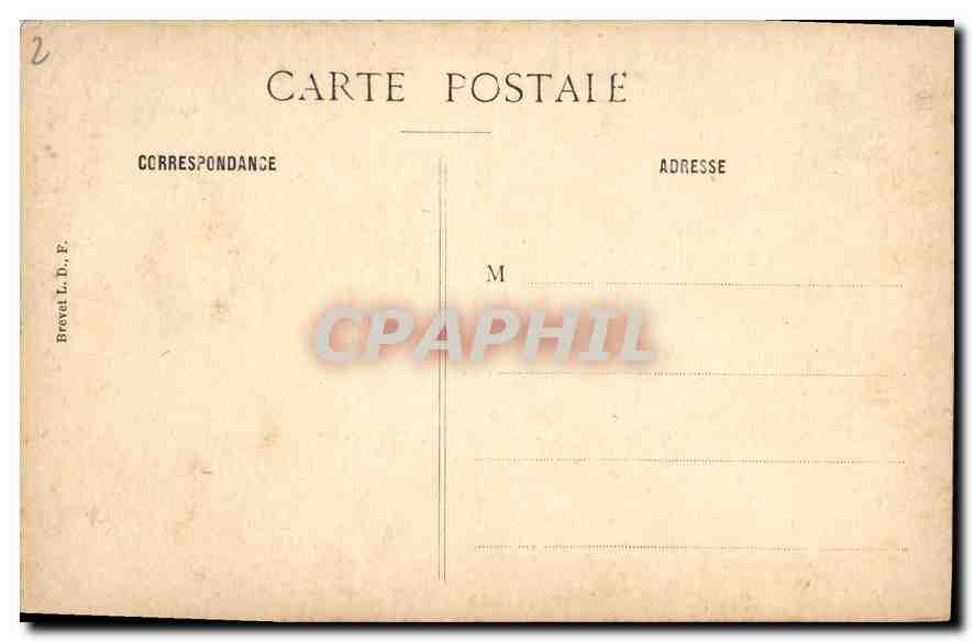 CPA Paris Hotel de Sens  — Rückseite