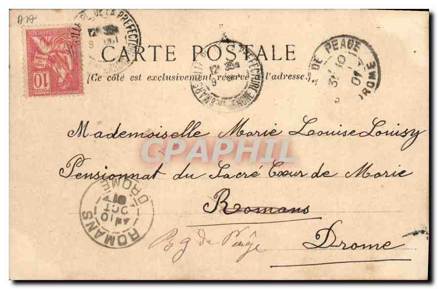 CPA Paris Eglise Saint Philippe du Roule  — Rückseite