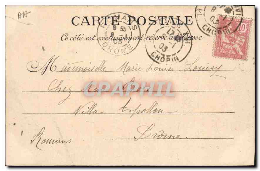CPA Paris Theatre du Chatelet Tour St Jacques Theatre Sarah Bernhardt  — Rückseite
