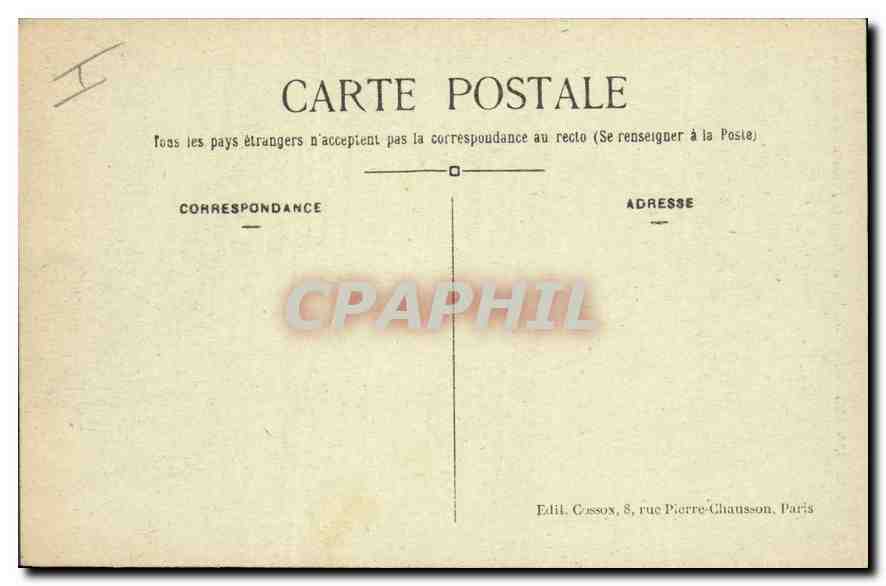 CPA Paris La Colonne de Juillet Place de la Bastille  — Rückseite