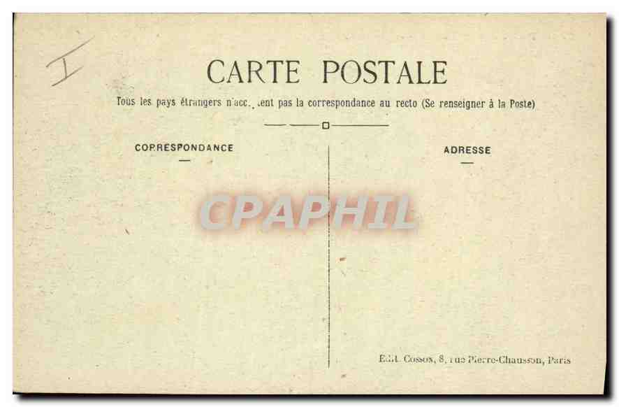 CPA Paris Le Pont et la Place de la Concorde  — Rückseite