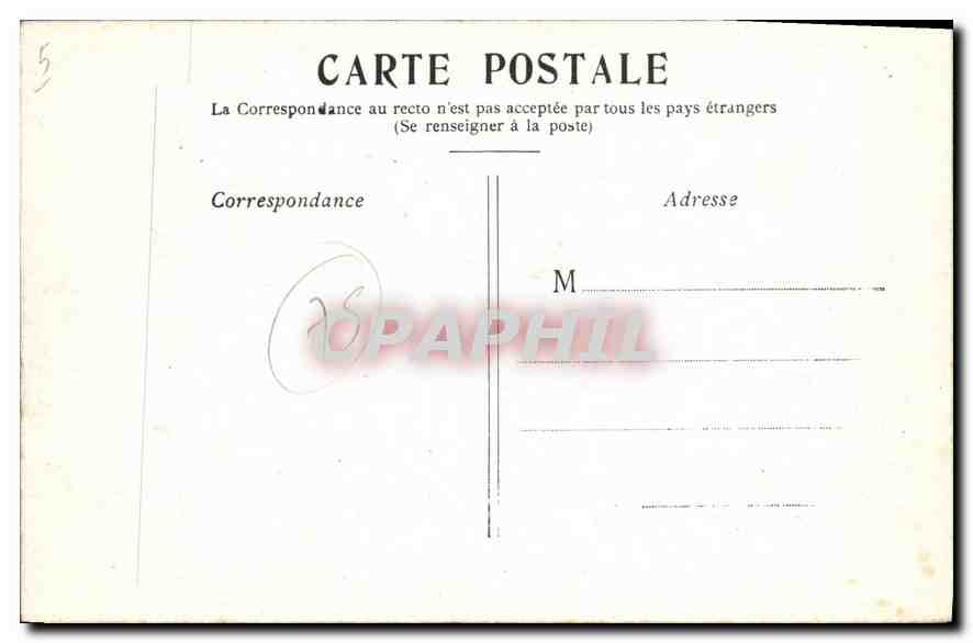 CPA Paris Le Tombeau Napoleon aux Invalides  — Verso