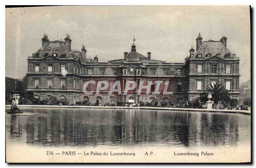 CPA Paris Le Palais du Luxembourg 