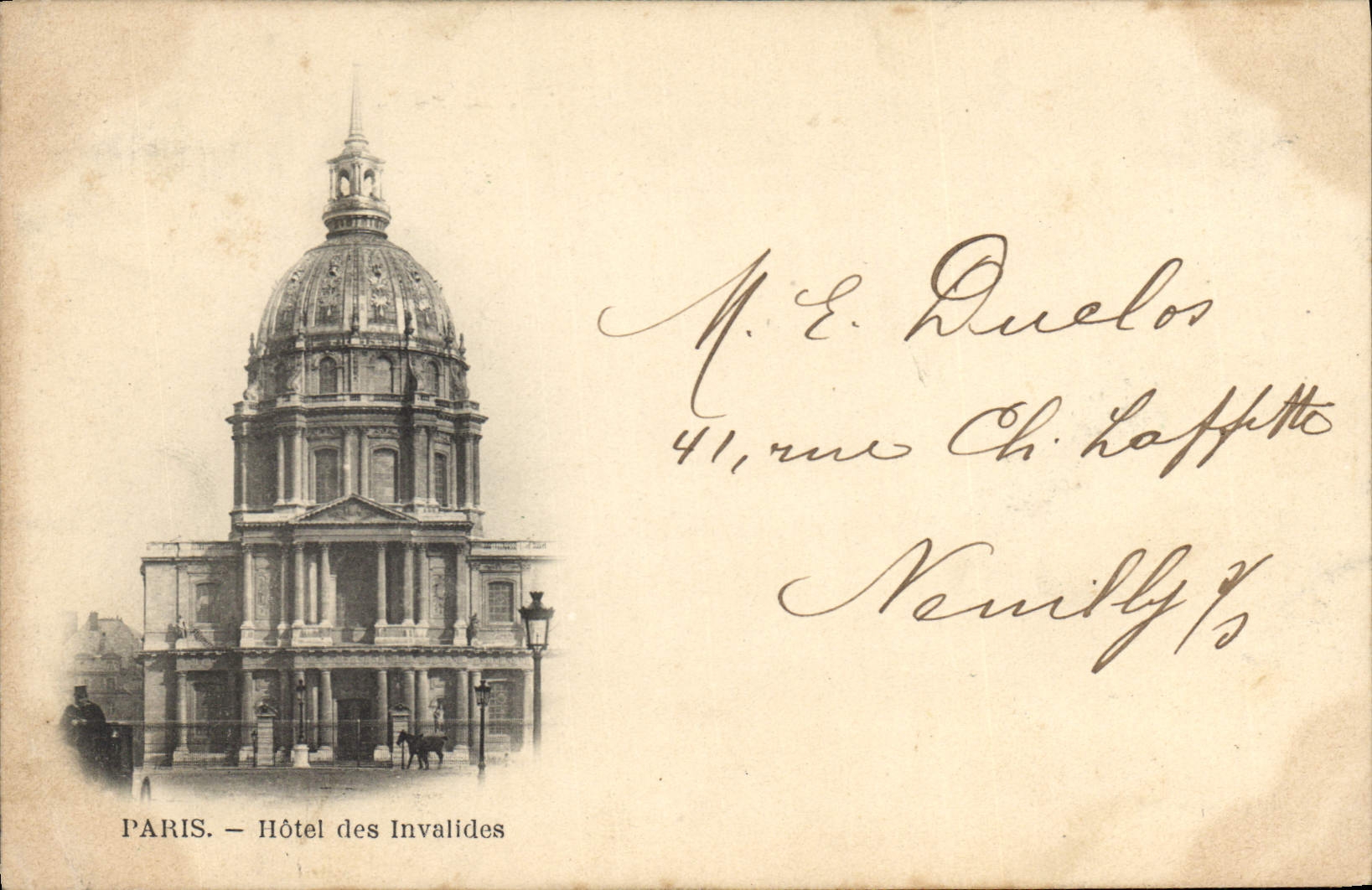 Paris — Hôtel des Invalides — Imprimerie Carte Postale