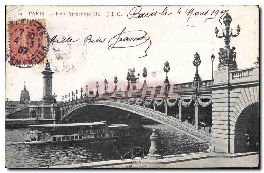 CPA Paris Pont Alexandre III 
