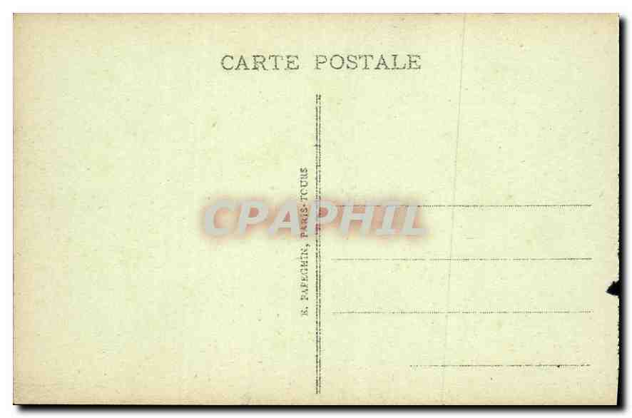 CPA Paris Notre Dame La Facade  — Verso