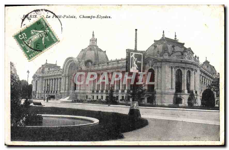 CPA Paris Le Petit palais Champs Elysees 