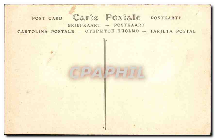 CPA Paris La Crypte de la Sainte Chapelle  — Verso