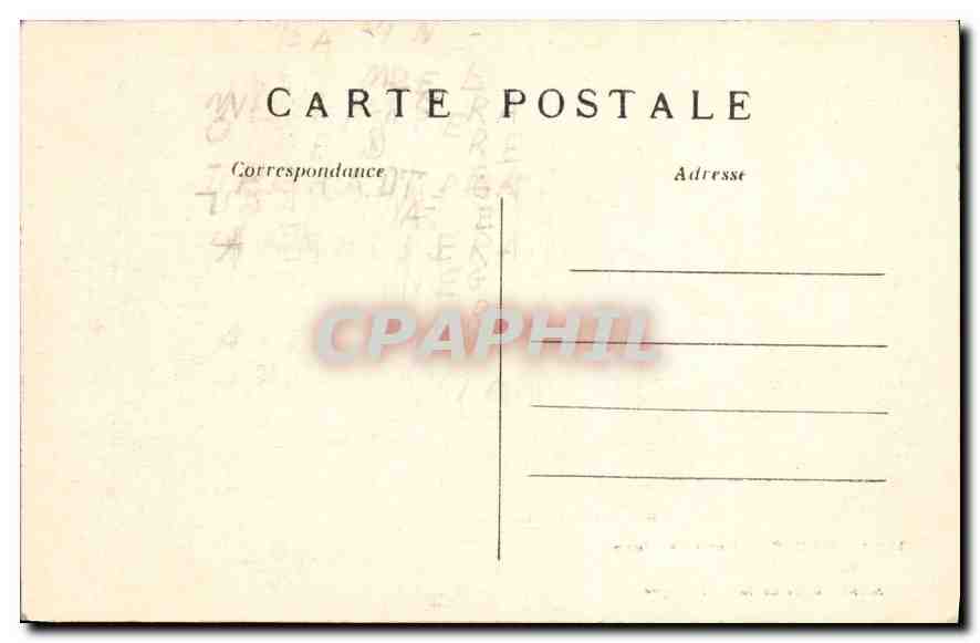 CPA Paris Musee du Cluny Vestige de la Cathedrale Saint Pierre de la Martinique  — Rückseite