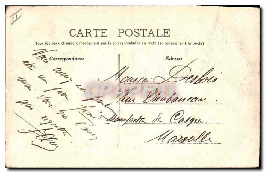 Le MONT-VENTOUX sous la neige (alt. 1,908 mètres) — Les Appareils météorologiques — Edit. J. Bran et Cie, Carpentras — Rückseite