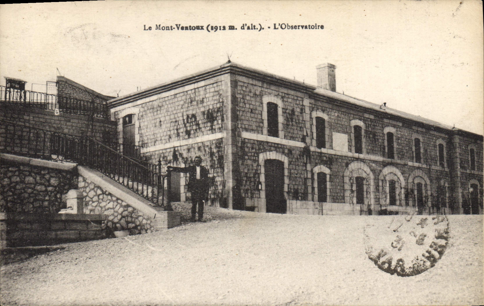 Le Mont-Ventoux (1912 m. d'alt.) - L'Observatoire