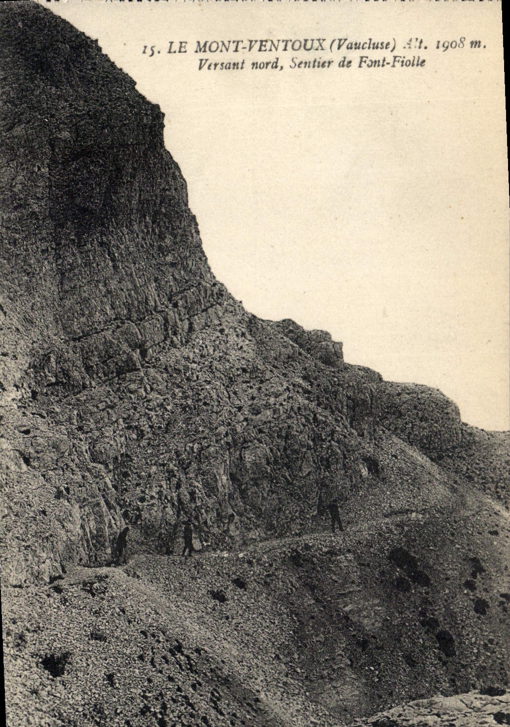 Le Mont Ventoux (Vaucluse) — Versant nord, Sentier de Font-Fiolle — n°15