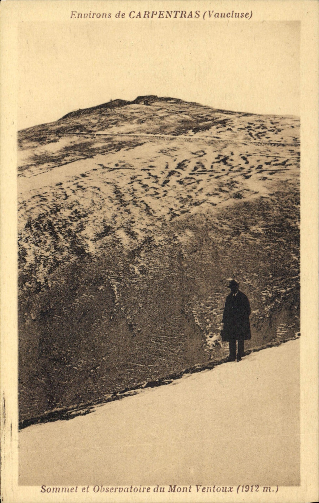 Sommet et Observatoire du Mont Ventoux (1912 m.) — Environ de CARPENTRAS (Vaucluse)