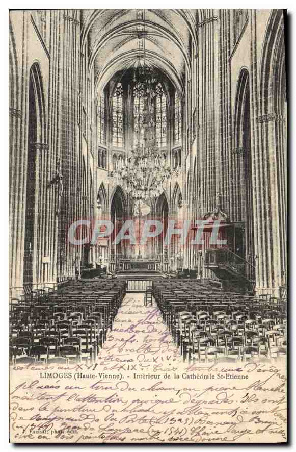 CPA Limoges (Haute Vienne) Interieur de la Cathedrale St Etienne