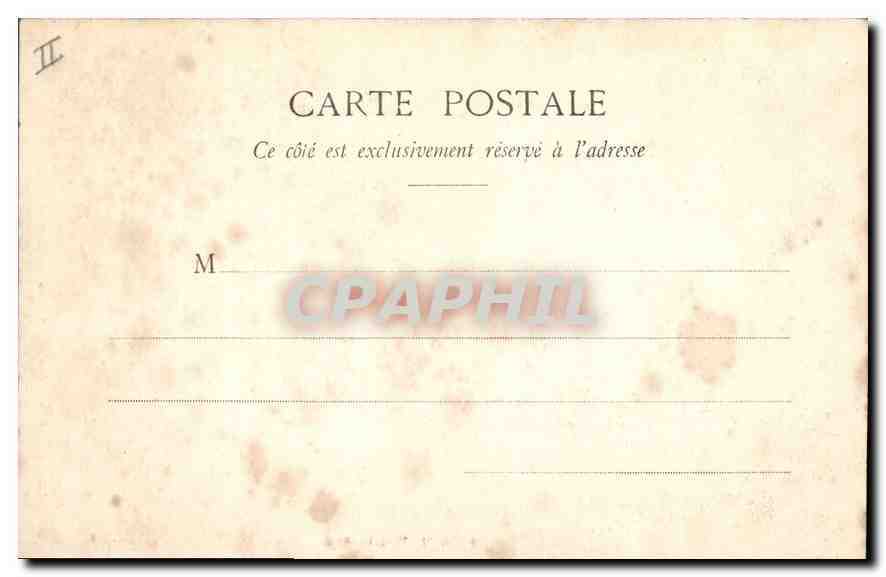 CPA Limoges Le Chene et le Roseau (de Coutheillas sculpteur Lomousin) — Rückseite