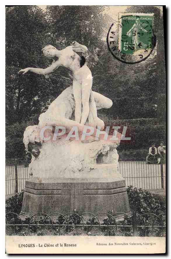CPA Limoges Le Chene et le Roseau