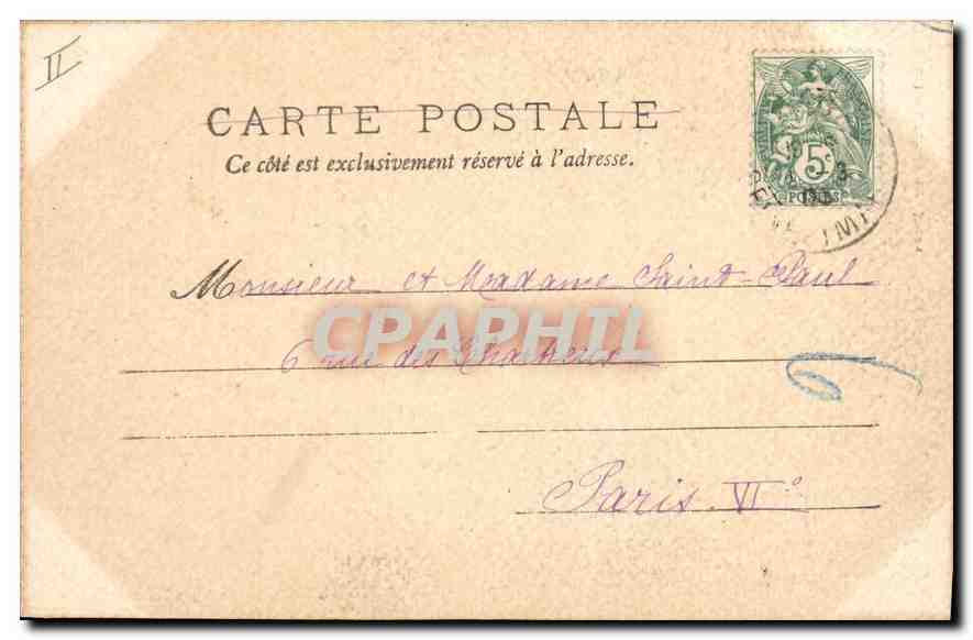 CPA Meaux Cathedrale Escalier du vieux Chapitre — Verso
