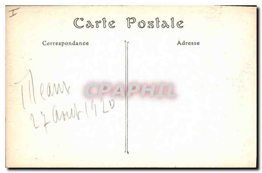 CPA Meaux Cathedrale Colateral droit — Rückseite
