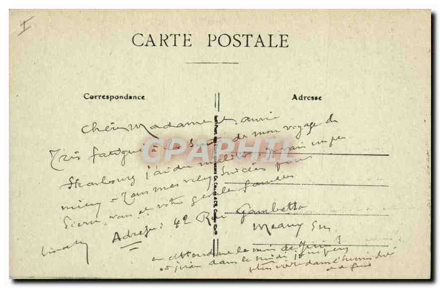 CPA Meaux La Cathedrale Commencee au XIIIe siecle centunuee aux XIVe XVe et XVIe s la Tour Nord 70 m — Verso