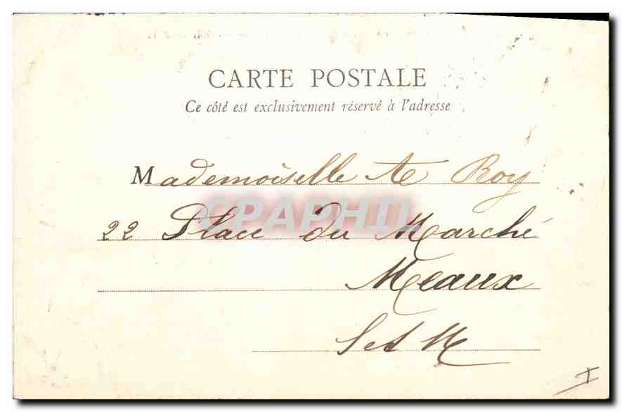 CPA Meaux Porte du Grand Seminaire — Verso