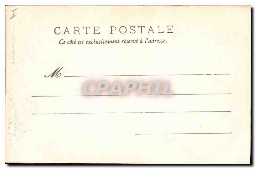 CPA Meaux Cathedrale la Nef — Verso