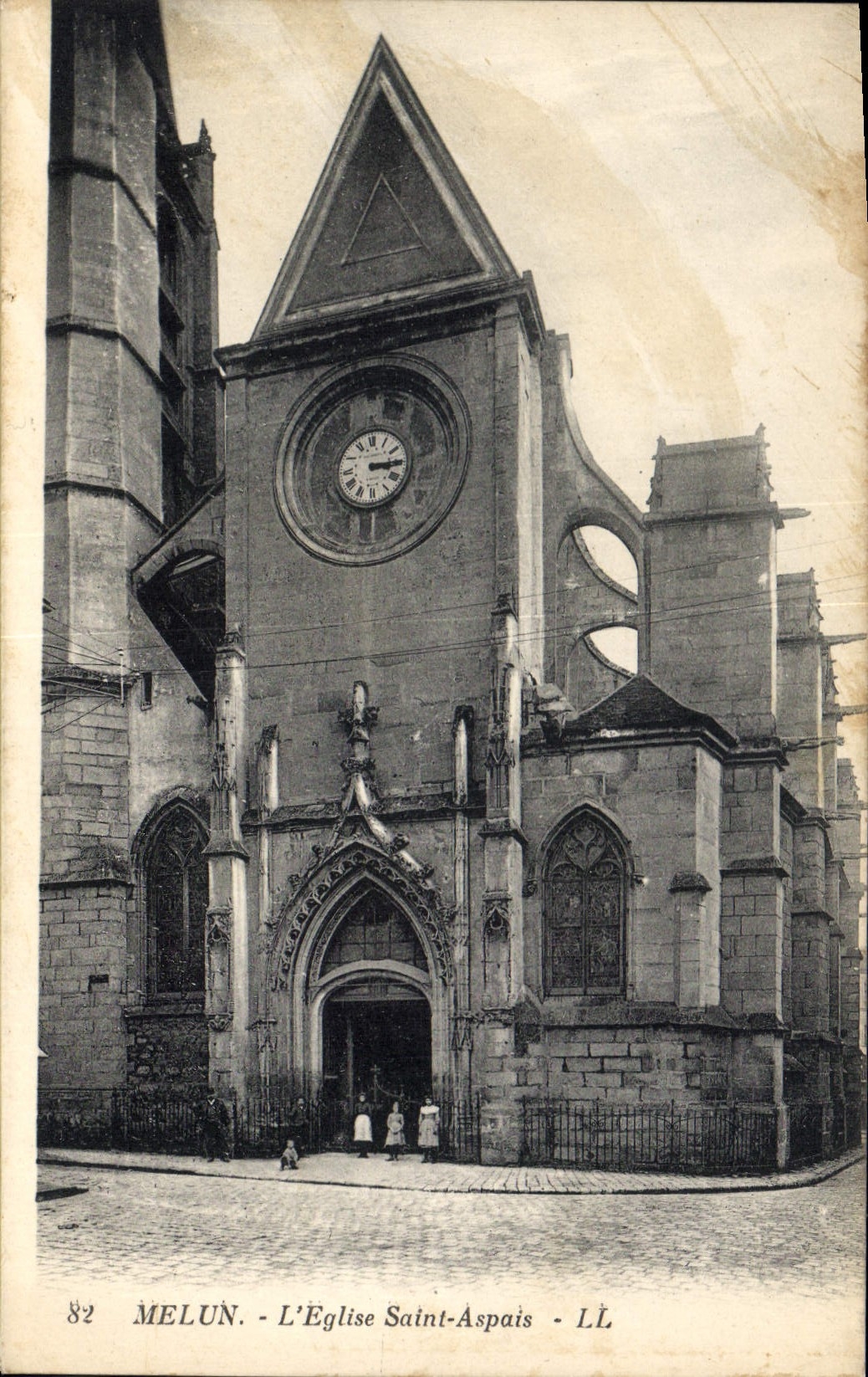 CPA Melun L'Eglise Saint Aspais