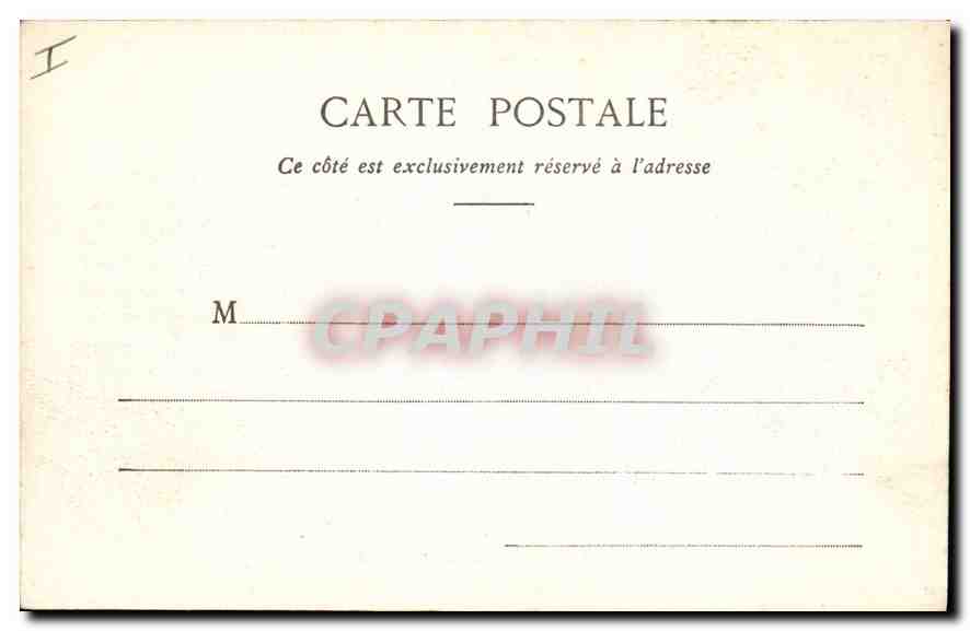 MELUN - Château de Vaux-le-Vicomte — C.F.P., Paris, n° 129 — Rückseite