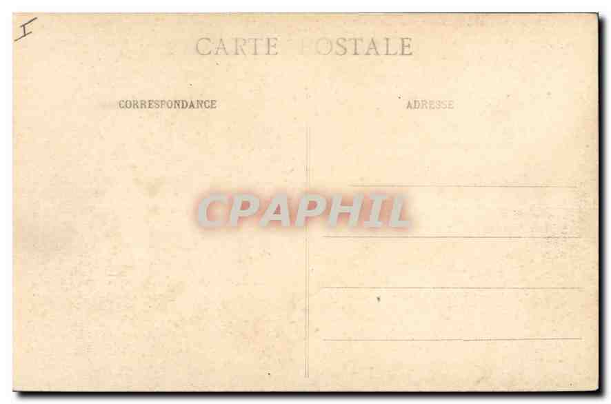 CPA Melun Eglise Saint Aspais La Grande Nef — Rückseite