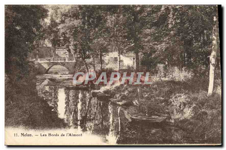 Les Bords de l'Almont — Melan — CPAPHIL n°11