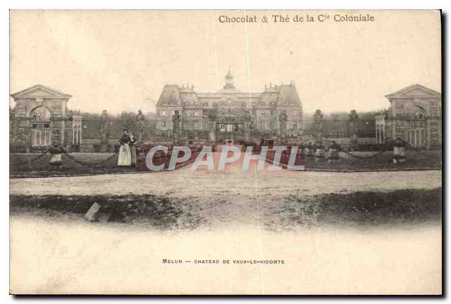 CPA  Melun Chateau de Vaux le Vicomte