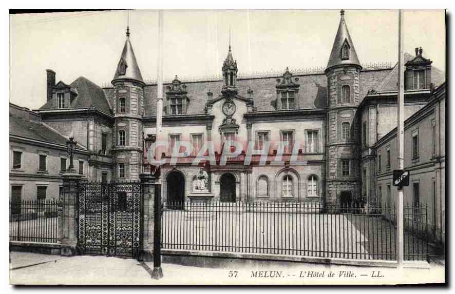 CPA Melun L'Hotel de Ville