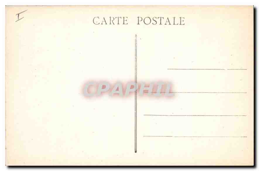 MELUN - Hôtel de Ville — éditeur Brézonsset, série 2 — Verso