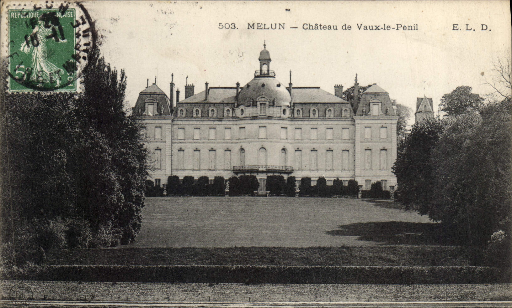 CPA Melun Chateau Vaux le Penil