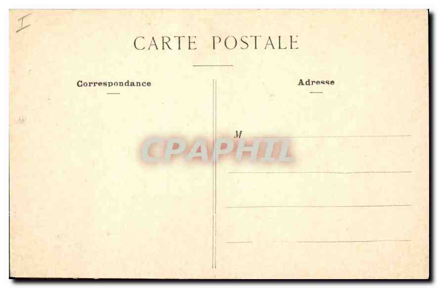 CPA Melun L'Hotel de Ville — Rückseite