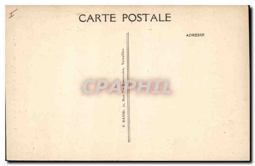 CPA Melun Interieur de l'Eglise Notre Dame — Rückseite