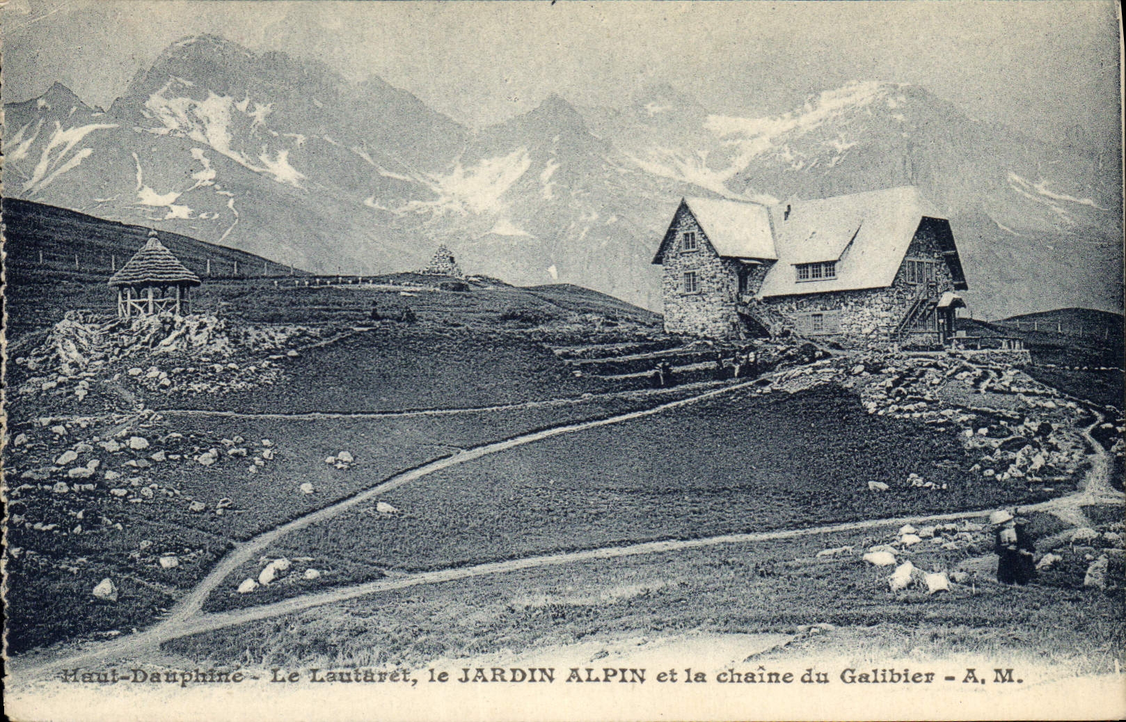 Le Lautaret, le Jardin Alpin et la chaîne du Galibier — A.M.