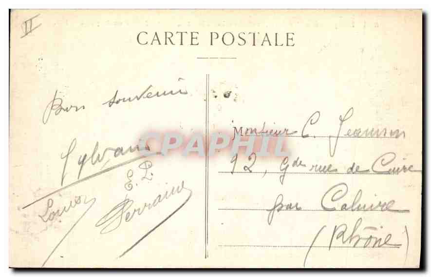 CPA Le Dauphine Le Lautaret les Hotels et le Massif du Combeynot — Verso