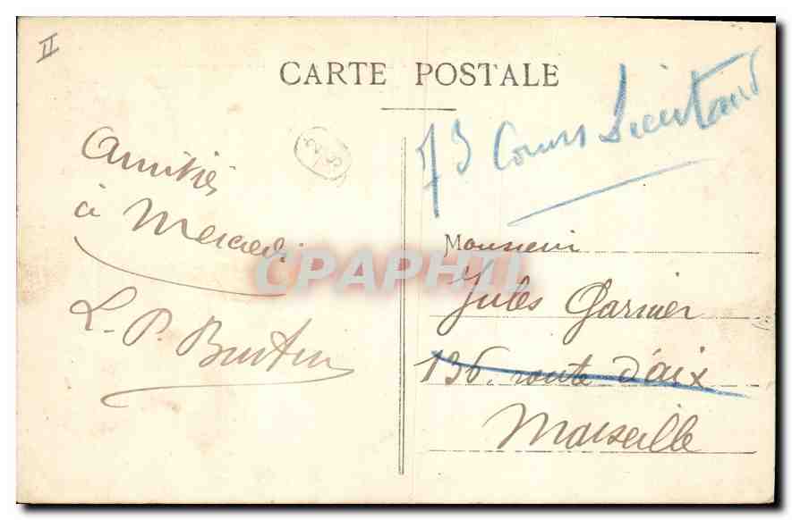 Le Lautaret — Vue sur les Hôtels et le Glacier de l'Homme — E.R. — Éditeur E.R. n°828 — Verso