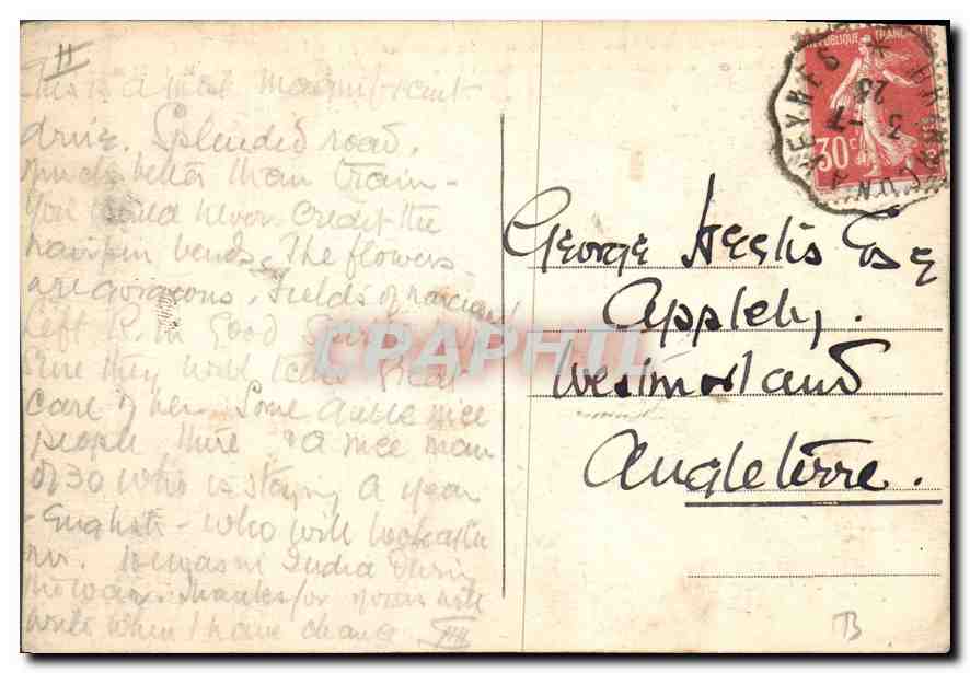 Vue du Chalet-Restaurant du P.-L.-M. à Le Lautaret — Chemin de fer Paris-Lyon-Méditerranée — Reverso